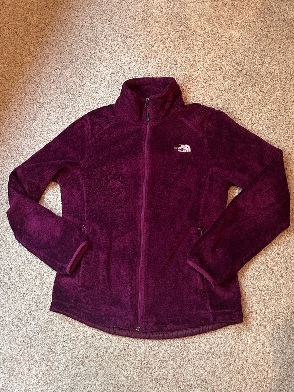 The North Face Women's Plush Full-Zip Fleece Jacket - Plum